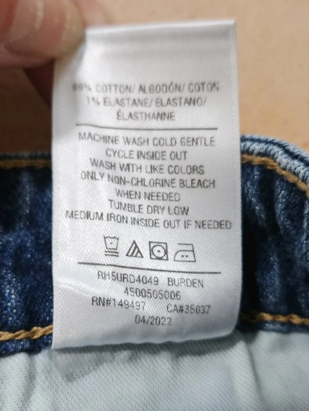 NWT Joe's Jeans Vintage Stretch Burden Denim Short